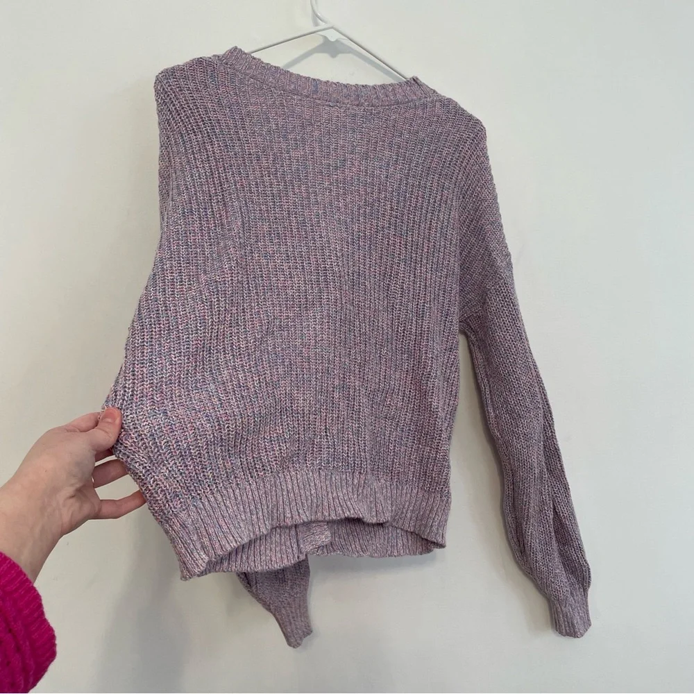 OLD NAVY Girls Button Front Cardigan Sweater Pink Blue Lilac Lavender Purple XL